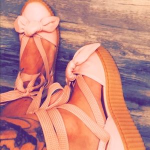 Rihanna Fenty Lace up sandals